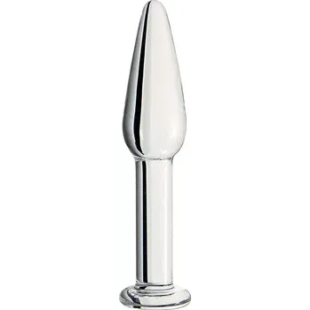 Anální kolík Dlouhý a úzký skleněný anální kolík - M