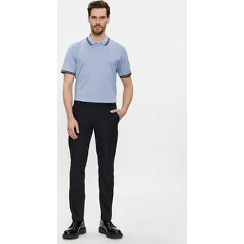 Pánská košile KARL LAGERFELD Polokošile 745080 541200 Modrá Regular Fit 3XL
