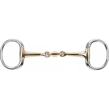 Udidlo pro koně BUSSE Udidlo olivové dvakrát lomené Bradoon Kaugan® BUSSE, 14 mm 11,5 cm