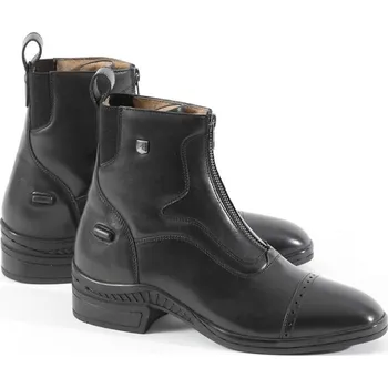 Jezdecká obuv Loxley Dámský kožený jezdecké boty Černá 40