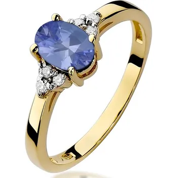 Hodinky Prsten Bonore - Zlato 585 - Tanzanit 0-7 Ct 100641