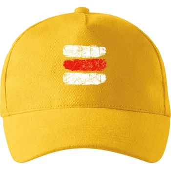 Kšiltovka Kšiltovka Turistická značka - červená, Barva Žlutá, Velikost 19×11 cm , Canvas Kšiltovka Bezvatriko.cz 2079