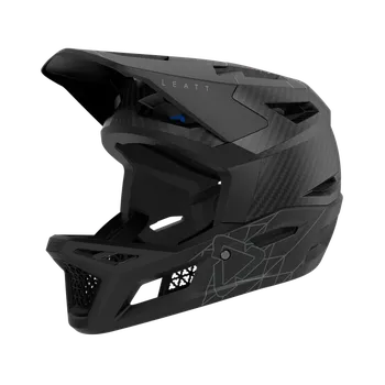 Cyklistická přilba Integrální MTB helma LEATT MTB Gravity 6.0 Carbon V23 Stealth 2025