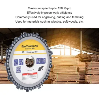 Řezný kotouč na dřevo do úhlové brusky 115x22 mm