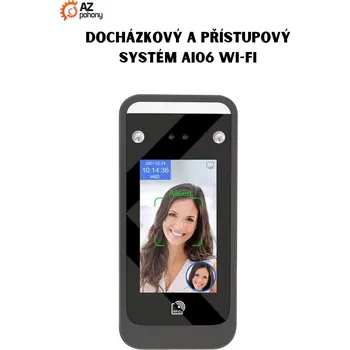 Zabezpečovací technika AI06 Wi-Fi - DOCHÁZKOVÝ SYSTÉM S ROZPOZNÁVÁNÍM OBLIČEJE A RFID