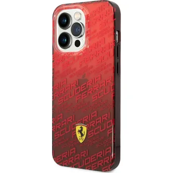 Pouzdro na mobilní telefon Ferrari Gradient Allover Zadní Kryt pro iPhone 14 Pro Max Red Ferrari prémiový ochranný kryt telefonu vyrobený z kombinace kvalitních a odolných materiálů, které perfektně chrání Váš telefon.