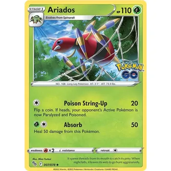 Karetní hra Pokémon TCG Ariados 007/078 - Reverse Holo