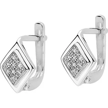 Hodinky Náušnice Bonore - Bílé Zlato 585 - Diamant 128755