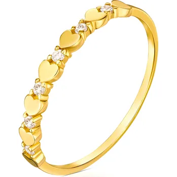 Hodinky Prsten Bonore - Zlato 585 - Kubický Zirkon 135185