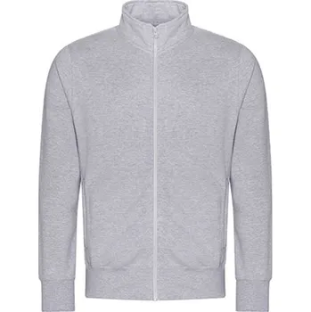 Pánská mikina Just Hoods Unisex mikina na zip JH147 Heather Grey L