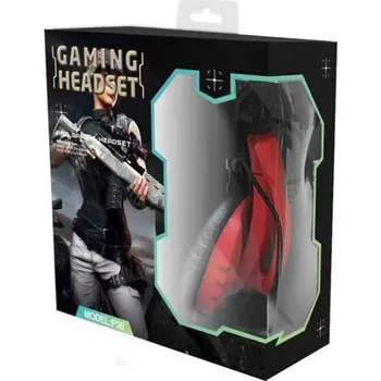 Sluchátka DeTech Drátový headset P30 s mikrofonem - červená Pohodlná a lehká náhlavní sluchátka vhodná k hovorům s přáteli, při hraní her, při poslechu hudby anebo při práci v kanceláři. Sluchátka jsou vybaven