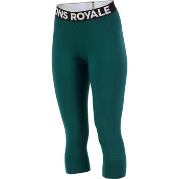Pánské termo spodky Merino legíny MONS ROYALE CASCADE MERINO FLEX 200 3/4 LEGGING WMNS evergreen Velikost: S