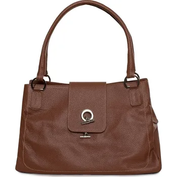 Kabelka Dámská kabelka do ruky LAM103- Lamarthe Barva: Hnědá