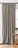 Textilomanie Veltet zatemňovací závěs s kroužky světle šedý, 135 x 250 cm 