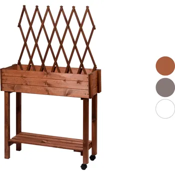 Vyvýšený záhon dobar Vyvýšený záhon s mříží