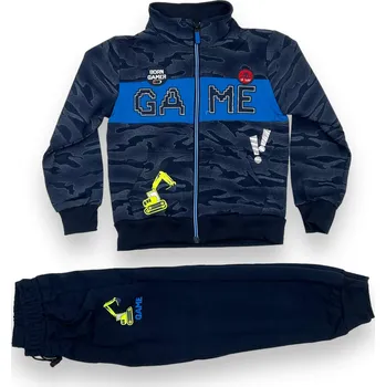 Kugo Chlapecká modrá tepláková souprava 01 Barva: Modrá, Velikost: 98