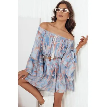 Dámské šaty Dámské španělské šaty FIONUALA modré