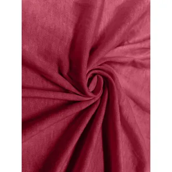 Prostěradlo Napínací prostěradlo JERSEY 90x200cm - vínová