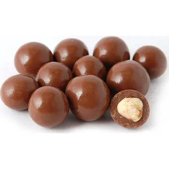 Lískové ořechy v mléčné čokoládě 100 g VIA NATURAE