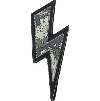 Nášivka 101 INC PVC 3D nášivka "Lightning" - ACU