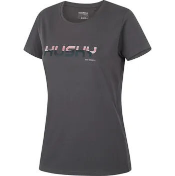Dámské tričko Husky Dámské bavlněné triko Tee Wild L M, dark grey