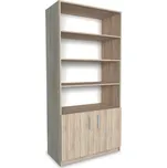 Regál MAUGHANI, dub sonoma + PROVĚŘENO zákazníky + vyzvednutí ZDARMA