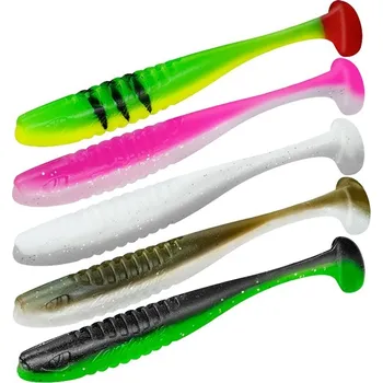 Rybářský háček 5ks - Gumová Nástraha Delphin Zandera UVs 12cm MIX