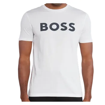 Pánské tričko Pánské bílé tričko BOSS Thinking 1 10246016 01 M