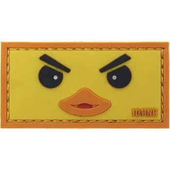 Nášivka 101 INC PVC 3D nášivka "Duckface" - žlutá