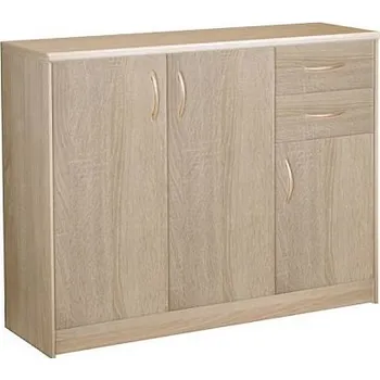Komoda Komoda K2-3D-2S, dub sonoma 111x109x35 (SxVxH)