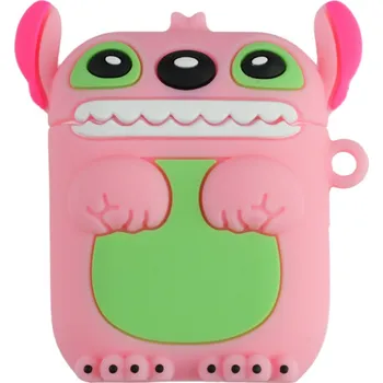 Příslušenství pro sluchátka Obal pro AirPods 1 / 2 - Růžový Ďáblík