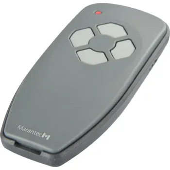 Dálkový ovladač vrat Marantec C 384 frekvence 868,3 MHz 4-kanálový dálkový ovladač vrat a bran Barva: šedočerná
