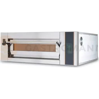 Pec na pizzu Pizza pec elektrická, manuální ovládání, šamotová modulová pec, 4x 36 cm, 1x 600x400 mm, 1130x985x410 mm | RESTO QUALITY, BAKE 4 TS