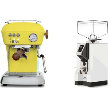 Set domácích spotřebičů Ascaso Dream PID, Sun Yellow + Eureka Mignon Specialita, CR…