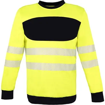 Pánská mikina Korntex Reflexní funkční mikina KX1001 Signal Yellow-Black 4XL