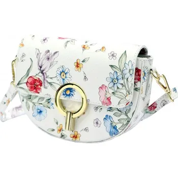 Kabelka Kožená kabelka Luka 24-020 FL - bílá