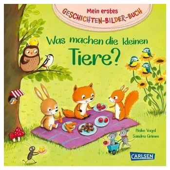 První čtění Mein erstes Geschichten-Bilder-Buch: Was machen die kleinen Tiere? - Sandra Grimm