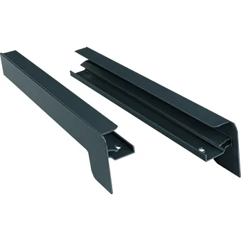 Parapet AL krytky parapetu pod omítku, nos 25 mm | ANTRACIT RAL 7016 - 380 mm | LEVÁ / PRAVÁ