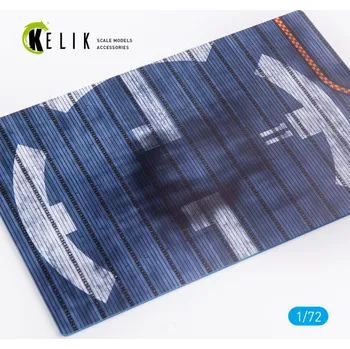 Plastikový model 1/72 CV-45 LPH-8 Valley Forge Base 2 (280x180 mm)