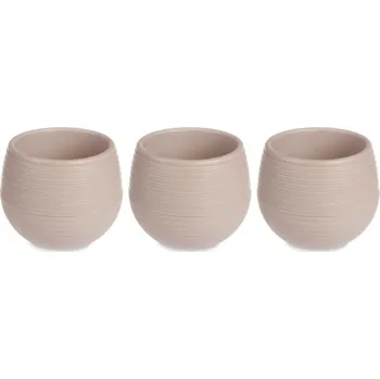 Květináč IBERGARDEN Samozavlažovací plastové květináče, 3 ks, Ø 6 cm