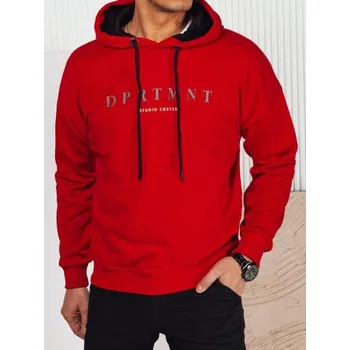 Pánská mikina Pánská mikina s potiskem červená