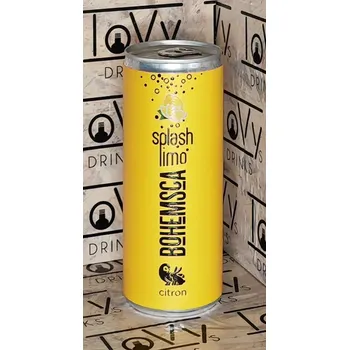 Limonáda Bohemsca Splash limonáda citron 250ml plech