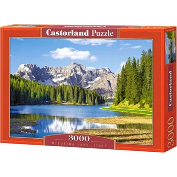 Dětské zboží Puzzle Castorland 3000 dílků - Jezero Missurina, Itálie
