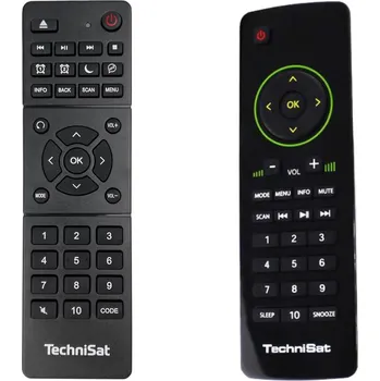 Dálkový ovladač TECHNISAT DigitRadio 100 IR, 110 IR, 400, 450, 510, 520 - originální dálkový ovladač