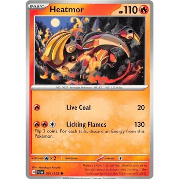 Karetní hra Heatmor 031/162 - Temporal Forces Typ karty: Non-Holo