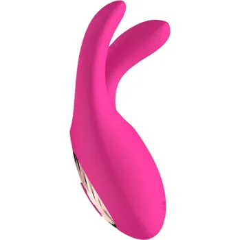 Vibrátor Mrow - nabíjecí, trojitý klitorální vibrátor (růžový)