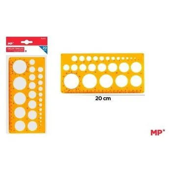 Set školních potřeb Szablon do rysowania kółek 20cm