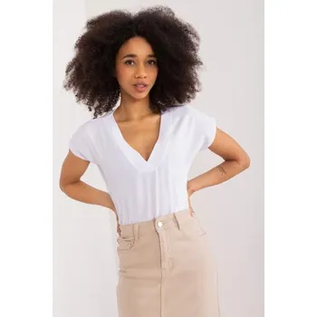 Dámské tričko BASIC FEEL GOOD s krátkým rukávem bílé