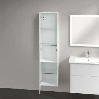 Koupelnový nábytek Villeroy & Boch Finero skříňka 40x35x155 cm boční závěsná bílá C53200DH