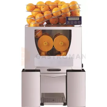 Lis na citrusy Automatický odšťavňovač s digitálním počítadlem na ovoce a ovládacím panelem, automatický podavač 12 ks., 20-25 ks./min., 470x370x735 mm | RESTO QUALITY, F-50C